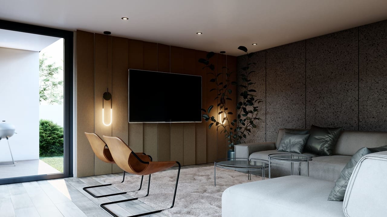 Design de sala de estar, Arquitetura de sala de estar, Design de interiores de sala de estar